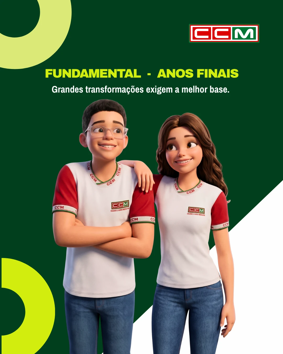 Estudantes dos Anos Finais trabalhando juntos em um projeto